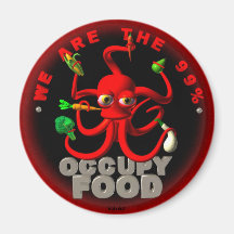 Ocupe la comida que somos los 99 iman para frigorífico