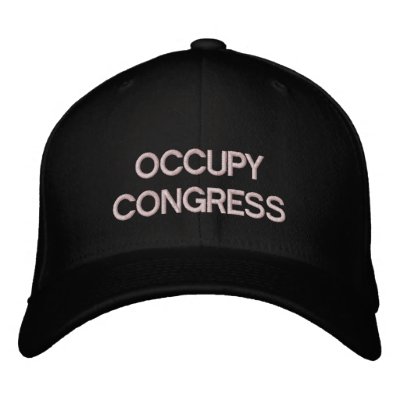 Ocupe la plantilla del casquillo del congreso gorra de beisbol bordada Ocupe la plantilla del casquillo del congreso gorra de beisbol bordada