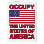 Ocupe los Estados Unidos de América Tarjetón