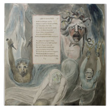 Oda a la adversidad, "de los poemas de Thomas Gray Azulejo