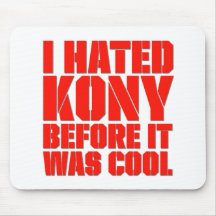 Odié Kony antes de que fuera fresco Tapetes De Ratones