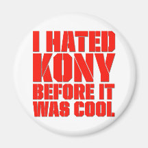 Odié Kony antes de que fuera fresco Imán De Frigorifico