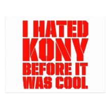 Odié Kony antes de que fuera fresco Postal