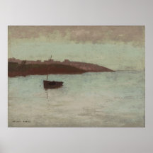 Odilon Redon - barco de pesca Impresiones