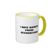 ODIO RANDY DE LA CONTABILIDAD TAZAS