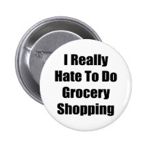 Odio realmente hacer compras pin
