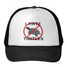 Odio tortugas gorro