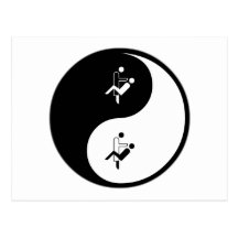 Odontología de Yin Yang Tarjetas Postales