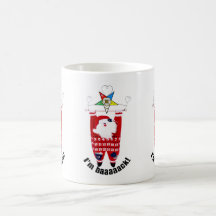 OES Santa que cuelga alrededor Tazas