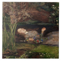 Ofelia de John Everett Millais azulejos