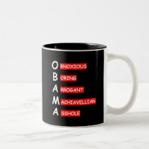 Ofensiva, Obama anti que insulta Tazas De Café