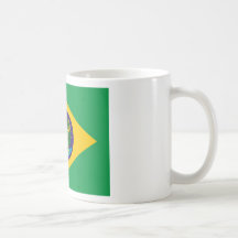 Oferta de la bandera del Brasil (1892) Taza De Café