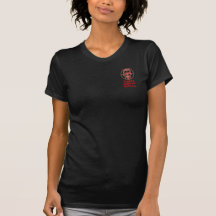 Oficial de control del zombi (señoras) camisetas
