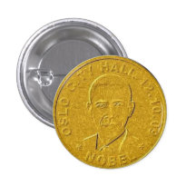 ® oficial Ltd Ed. del botón de Barack Obama Nobel Pins
