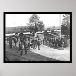 Oficiales y hombres en el fuerte Stevens, DC 1865 Impresiones