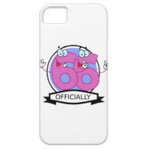 Oficialmente bandera de 66 cumpleaños iPhone 5 Case-Mate cárcasa