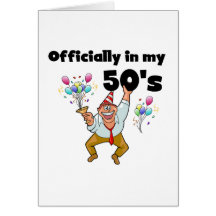 Oficialmente en mi 50s tarjetas