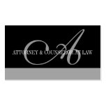 Oficina legal del bufete de abogados del consejero tarjetas de visita