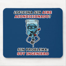 ¿oficina sin aire acondicionado? alfombrilla de ratón