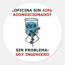 ¿oficina sin aire acondicionado? pegatina