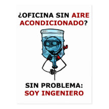 ¿oficina sin aire acondicionado? postales