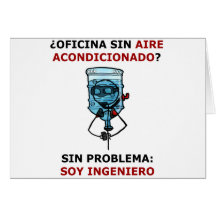¿oficina sin aire acondicionado? tarjeta