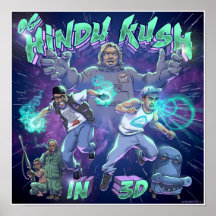OG Hindu-Kuch "en 3D " Posters
