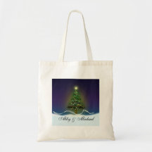 Oh árbol de navidad - el navidad del primer par bolsas de mano