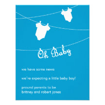 ¡Oh bebé! Invitación del embarazo