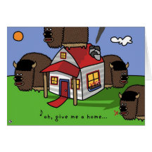 oh, déme un hogar… tarjeta