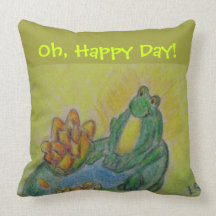 ¡Oh, día feliz! Almohada de MoJo del americano