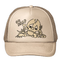 Oh esqueleto rápido gorras de camionero