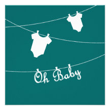 Oh invitación del embarazo del bebé