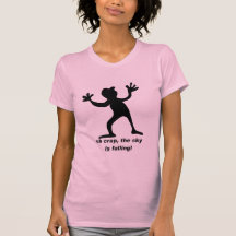 Oh la mierda, el cielo está cayendo camiseta