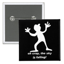 Oh la mierda, el cielo está cayendo pin