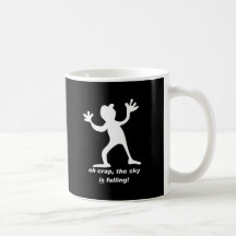 Oh la mierda, el cielo está cayendo tazas de café