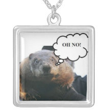 Oh ningún, su collar del día de la marmota