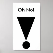 ¡Oh no! (Carteles del humor) Poster