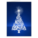 Oh tarjeta del día de fiesta del árbol de navidad