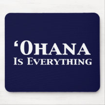 Ohana es todo los regalos tapetes de ratón