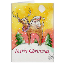 ohdeer, Felices Navidad Tarjeton