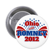 Ohio con Romney 2012 Pin