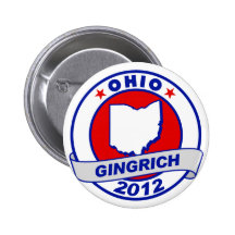 Ohio Newt Gingrich Pin