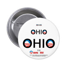OHIO, OHIO, OHIO PARA OBAMA 2012 PIN