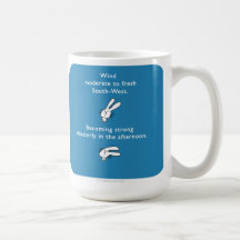 "Oídos de conejo de conejito del viento de Joe del Tazas De Café