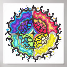 OilslickMandala Posters