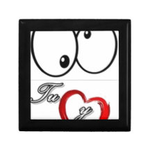 ojo corazon 2 cajas de joyas