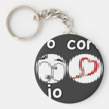 ojo corazon llavero personalizado