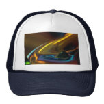 Ojo de cristal verde gorros bordados
