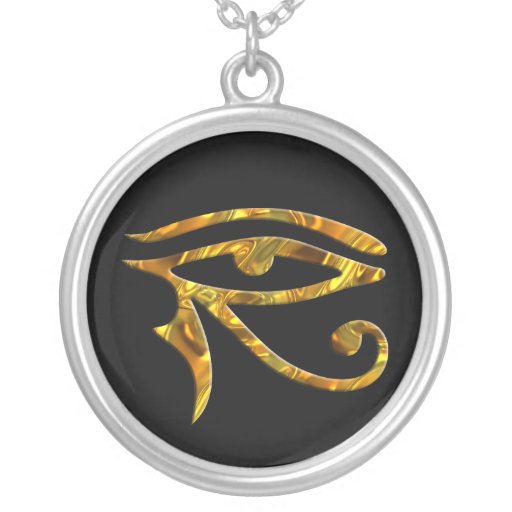 Ojo de Horus - ORO Pendiente Personalizado